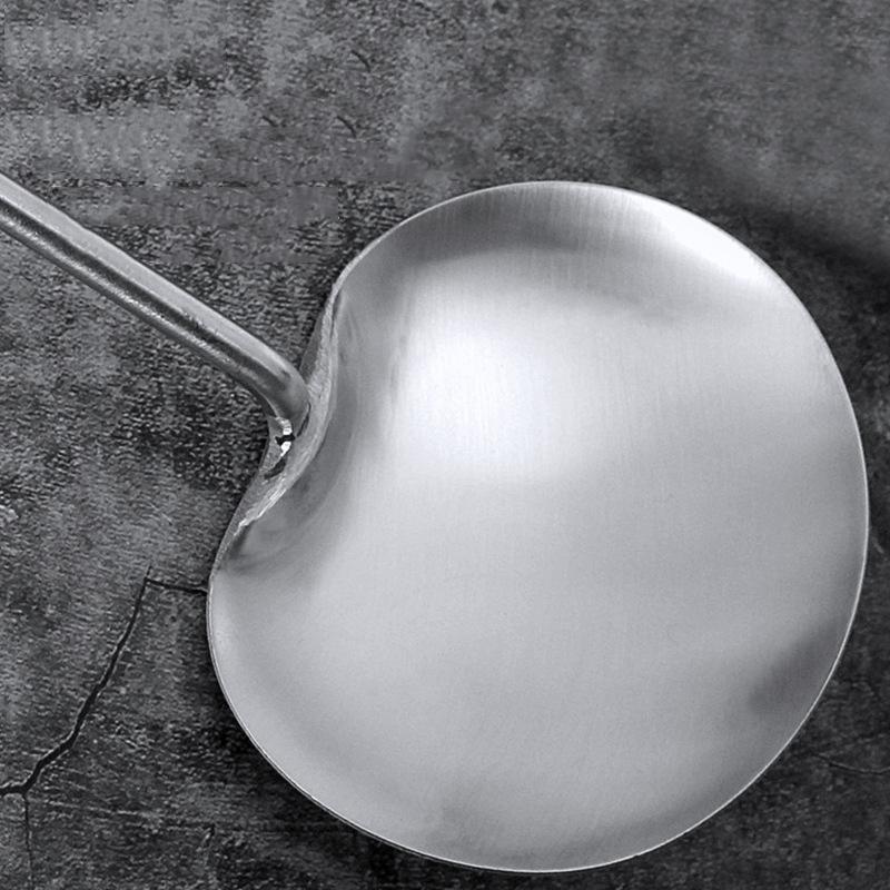 Soup Ladle, Wok Spatula,The Longer Handle Shovel Spoon Rustproof, Heat Resistance, Integral Forming Durable Stainless