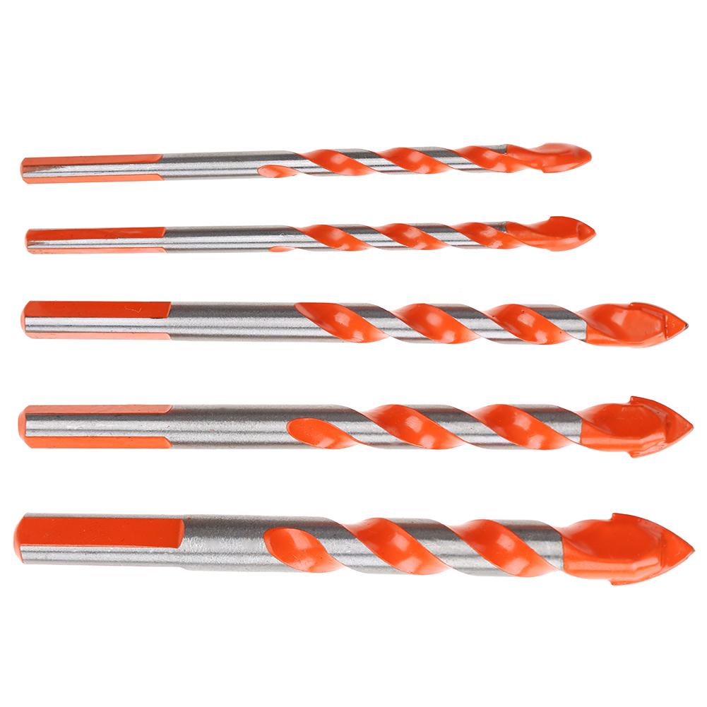5pcs Handle Multifunctional Alloy Drill Bits for Hand Electric Drill 4-10mm