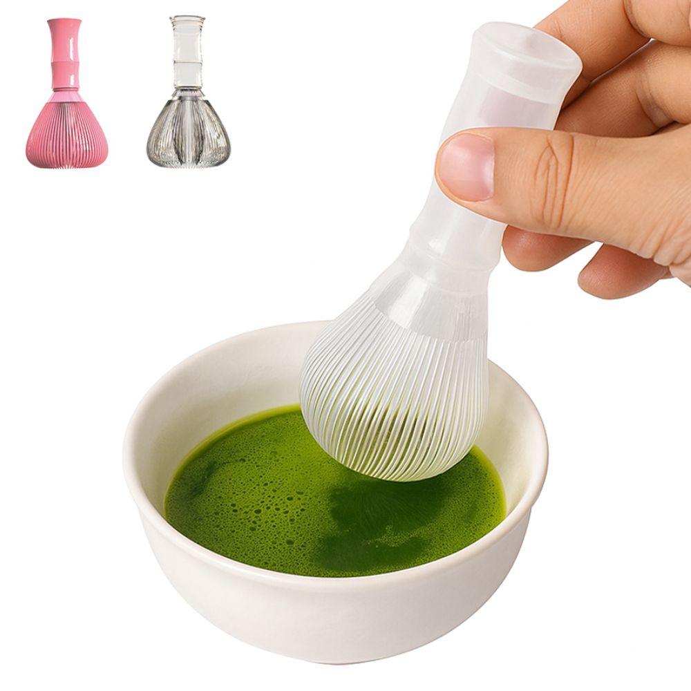 Frusta Matcha Tradizionale di Alta Qualità Resina PP Frusta Portatile per Matcha Frusta Riutilizzabile per Polvere di Tè Verde Accessori per Tè