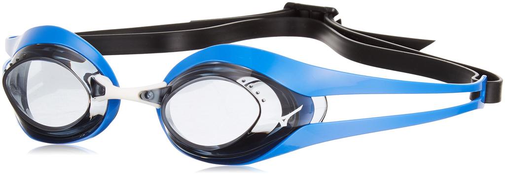 MIZUNO GX SONIC EYE Swimming Goggles N3JE600022 Size Blue x Light Smoke 22