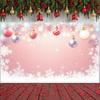 Pink Christmas Backdrop Sparkling Design Winter Background Xmas Decoration Banner Winter Decor Xmas Display For Winter Family