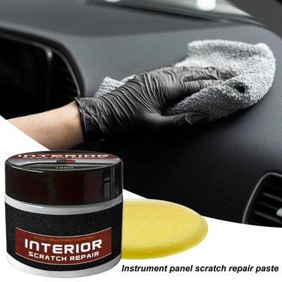 Auto Plastový Renovátor Křišťálově Čirý Auto Interiér Kůže & Panel Obnova Vosk Nátěrový Prostředek Zpět Do Černa Lesk Autovosk Leštidlo
