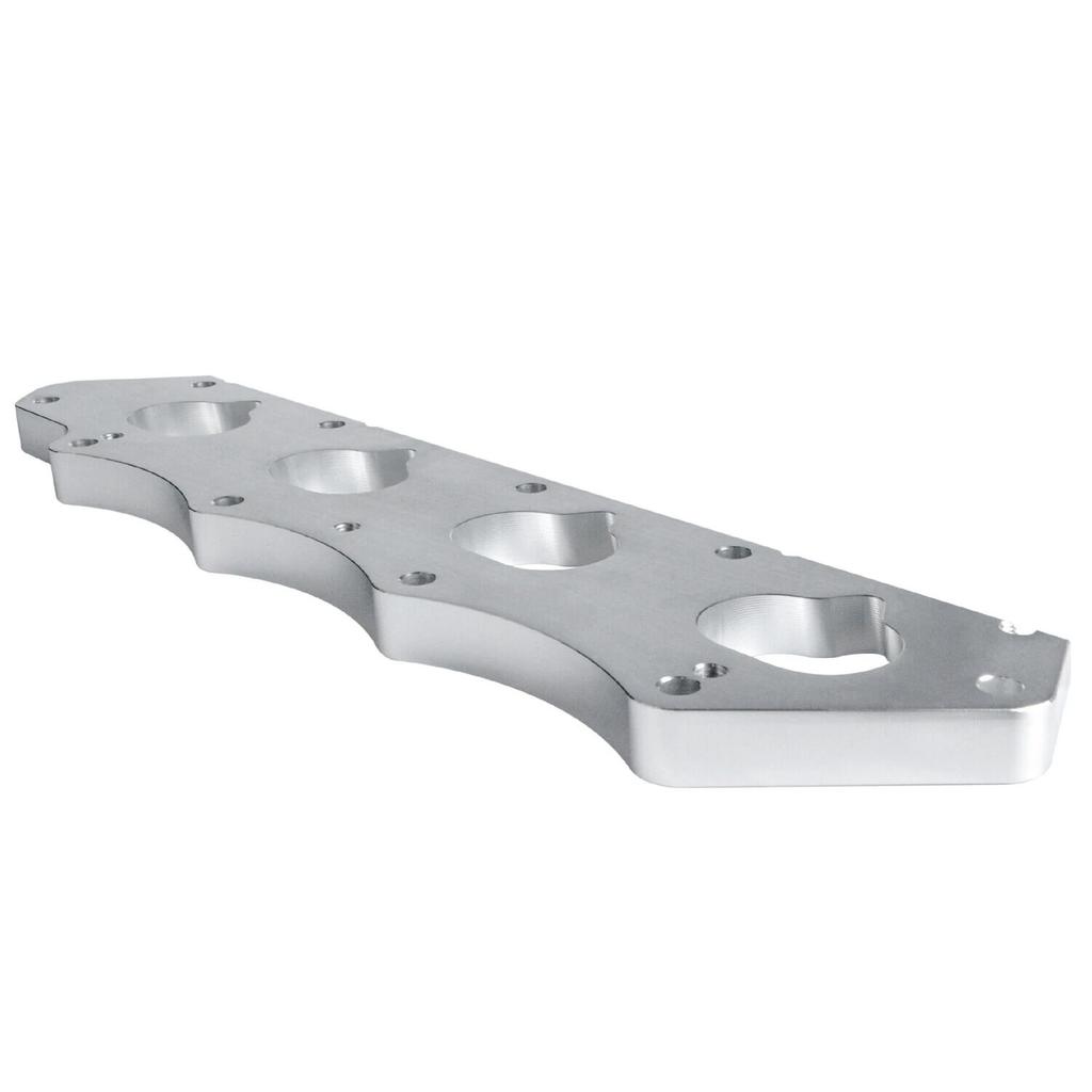 Series H to K Intake Manifold Adapter For Honda Acura Pro K-Series H2K K2H Black Silver Anodized