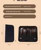 18-Piece Professional Animal Hair Makeup Brush Set - Soft Hair Brushes for Eye Shadow, Powder, and Blush.