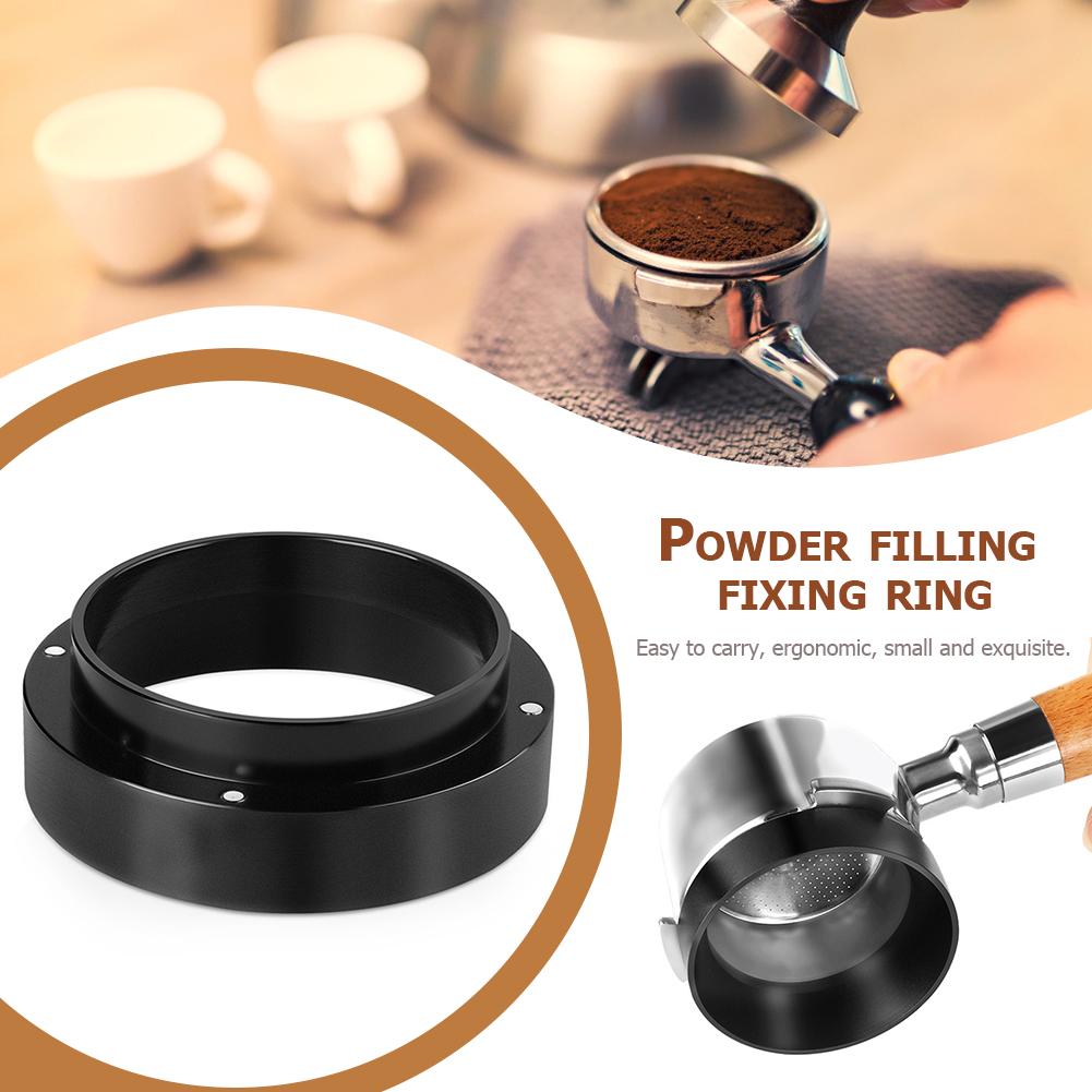 Coffee Powder Tool Aluminum Anti-drop Dosing Funnel Ring for Brewing Bowl