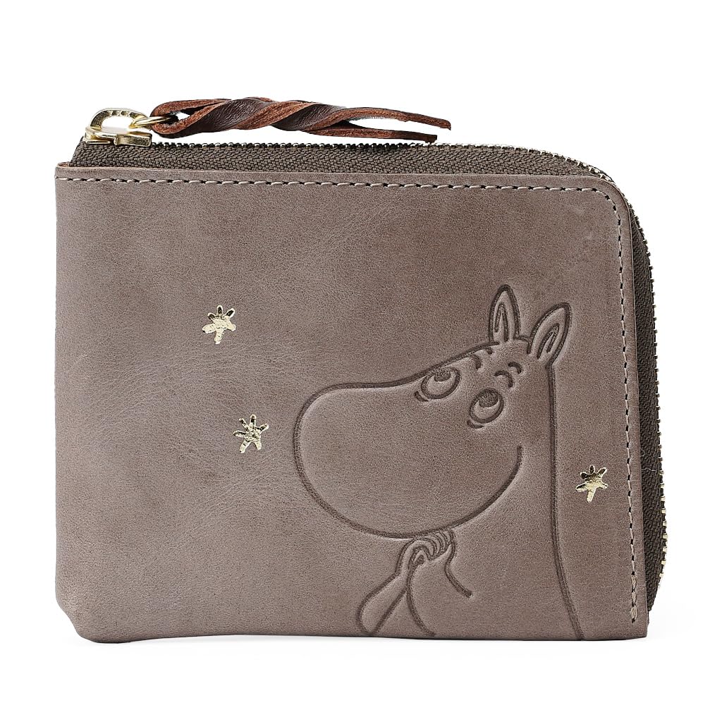 

Moomin Short Wallet with Zipper 82024 Women s L-Shaped Closure,