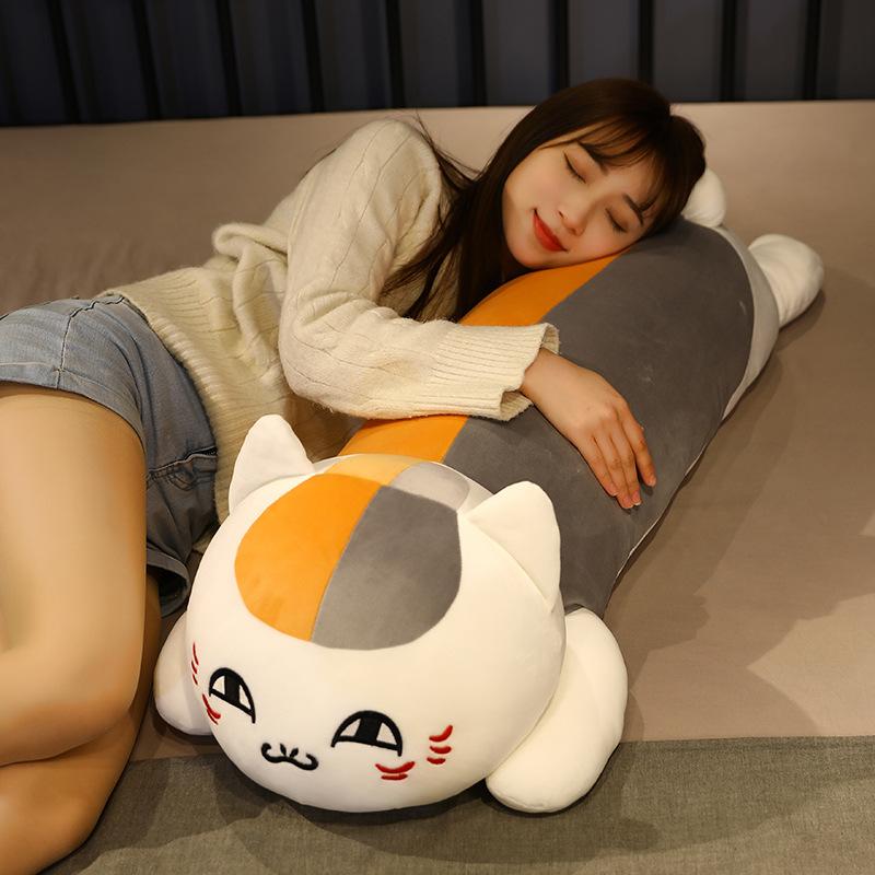 Cat Teacher Long Pillow Sleeping Long Doll Pillow Sleeping Doll Can Be Disassembled and Washed Natsume's Friend Book