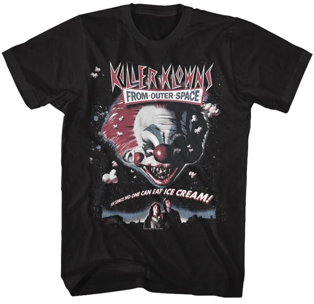 

New Authentic Killer Klowns From Outer Space Horror Movie Poster Retro TShirt Unisex T-Shirt M