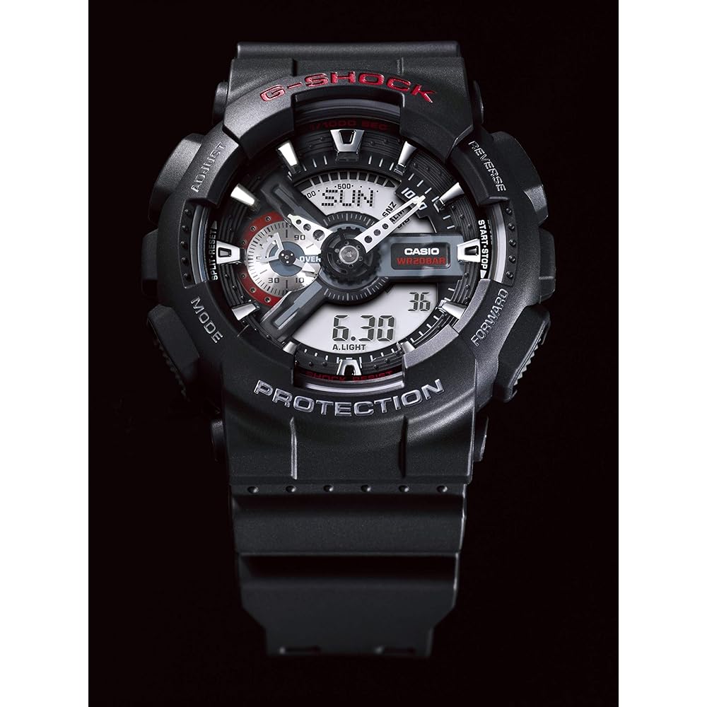 Casio G-Shock GA-110-1AER 20ATM Water Resistant Analog-Digital Watch Black
