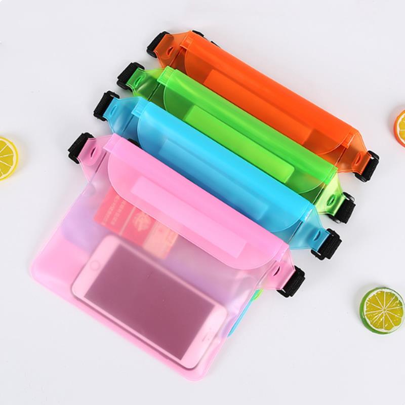 Waterproof Swimming Diving Bag PVC Beach Drifting Diving Waist Pack Shoulder Bag Underwater Mobile Phone Case Outdoor Dry Bag