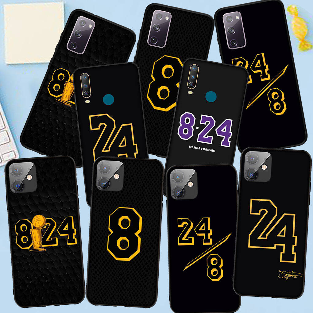 Phone Case for Samsung Galaxy S25 S23 S22 S24 Ultra FE Plus A05 A06 A15 A16 A36 A37 A35 A54 A55 A56 A57 A25 A53 Basketball Sports No 24 No24 8 Cover