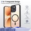 KEYSION Transparent Magnetic Phone Case for VIVO V70 5G Soft Silicone+PC Simple HD Clear Shockproof Back Cover for VIVO V70
