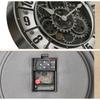 45cm Luxury Creative Wall Clock Vintage 3D Gear Rotating Design Art Wall Clock Home Large Index Silent Bedroom Decoration Clock