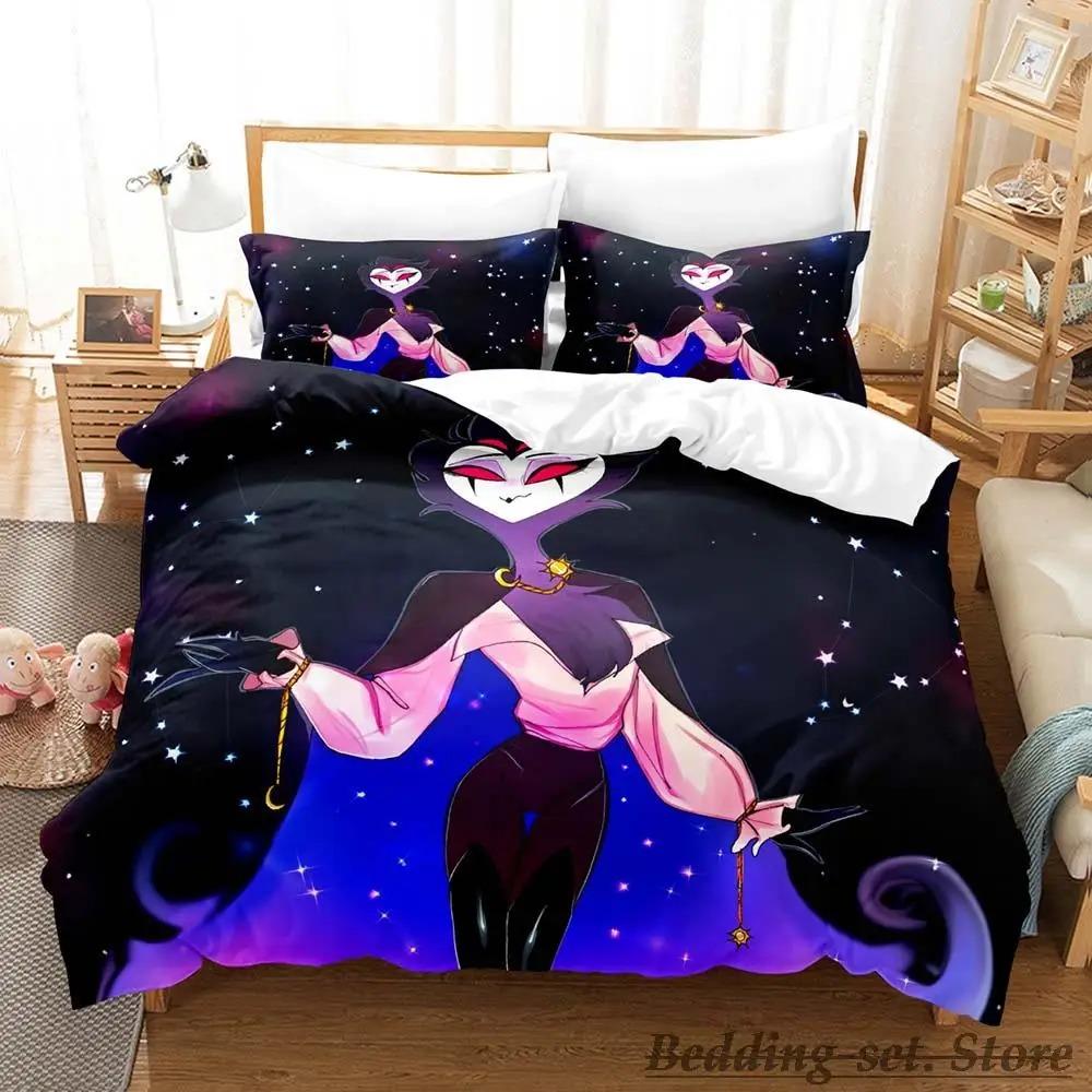 Elegant Lightweight Single Twin Full Queen King Stolas Boss Size Bed Adult Kid Bedroom Duvetcover Sets Anime Parure De Lit Quilt
