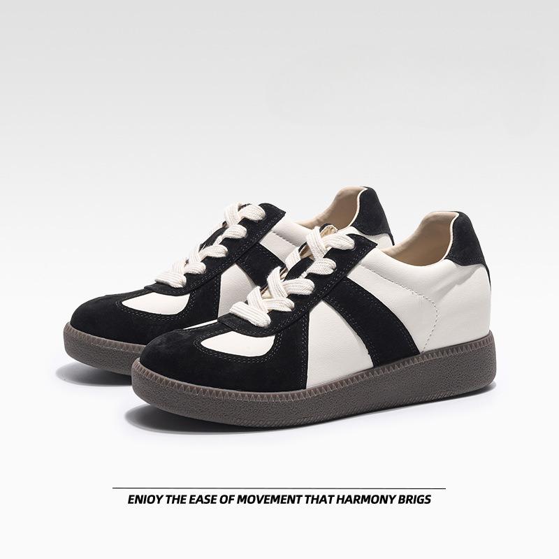 Thick Bottom Retro De Training Shoes Athletic Casual Lightweight White Shoes Gump Board Shoes