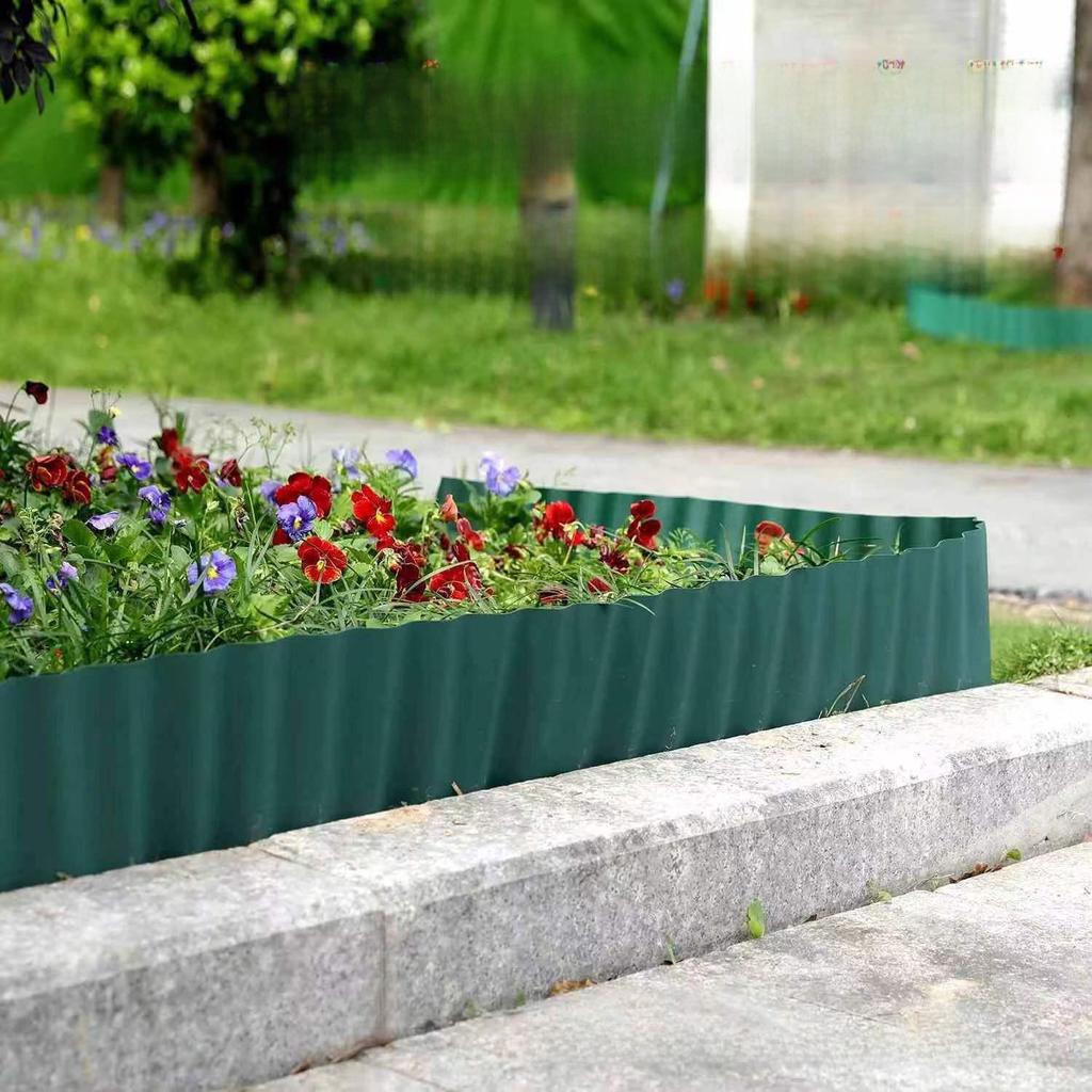 Wavy Plastic Garden Lawn Edging Roll Fence