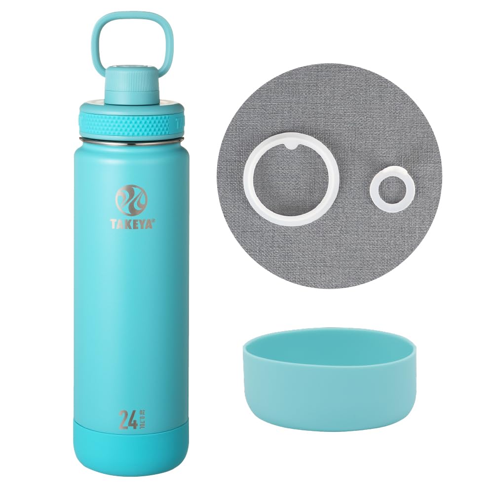 

[Official] Takeya Active Line II Parts Set for Malibu 0.7L 700ml Insulated Stainless Steel Water Bottle, Direct Drinking, TAKEYA