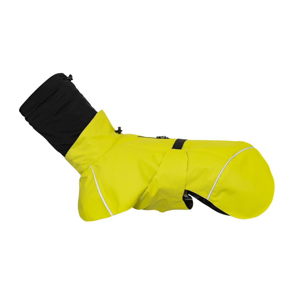 Small and medium-sized dog dog raincoat double neck waterproof breathable puppy raincoat outdoor poncho pet raincoat pet supplies