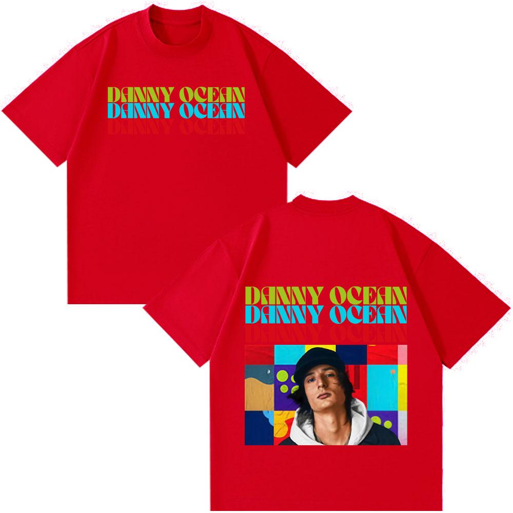 Rapper Danny Ocean Tour 2026 Graphic Tshirt Men Women Fashion Hiphop Tshirts Shortsleeved Cotton Harajuku Casual Tshirts S