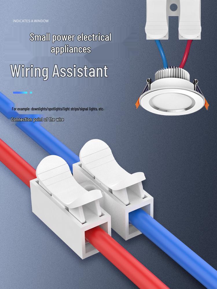 Quick Wire Terminal Snap Connector for Tube Light