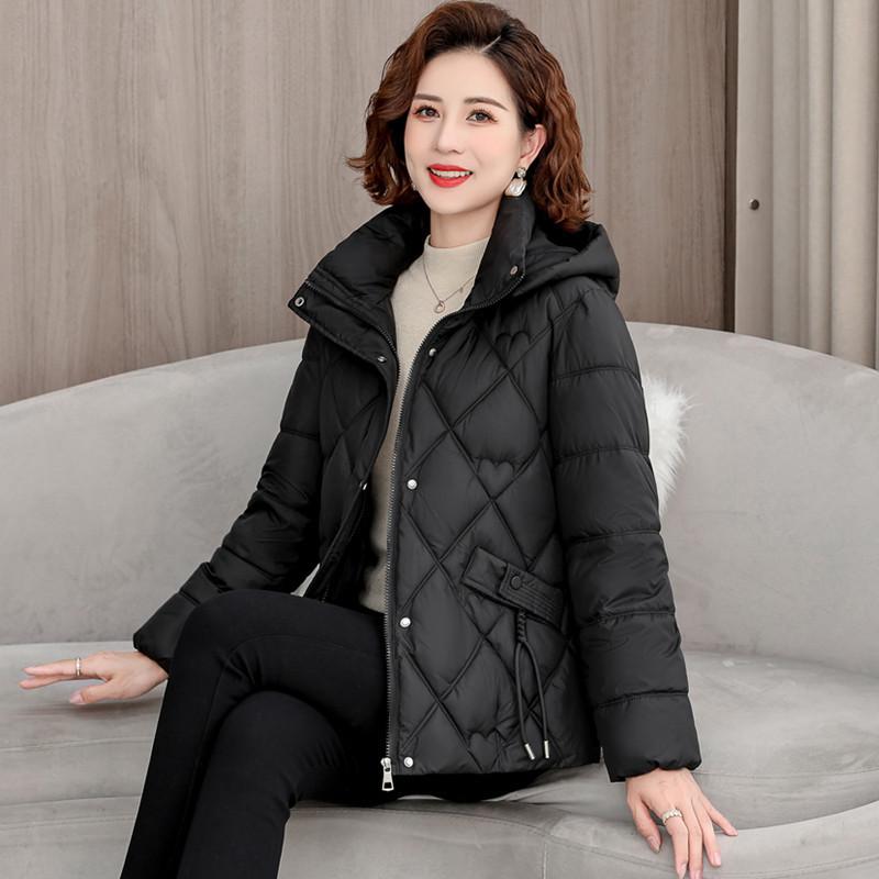 Mom's fashion down cotton-padded clothes, winter new middle-aged and elderly cotton-padded clothes, jackets, foreign style and light cotton-padded