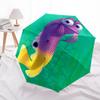 Disney Gurgle, Germophobia Automatic Open/Close Fashion umbrella - Cute Umbrella with Cute Design, Portable 3-Fold Compact Umbrella for Men