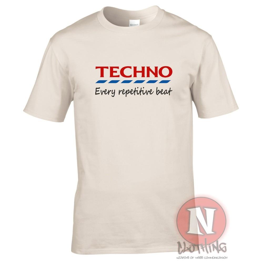 Techno TShirt Dance Rave Music Electronica Ambient Edm Tesco Spoof