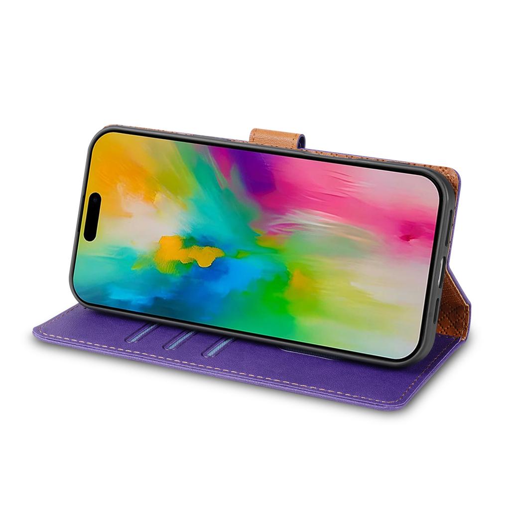 Pro iPhone 17 Pouzdro se stojánkem Air PU kůže Peněženka Kryt na telefon