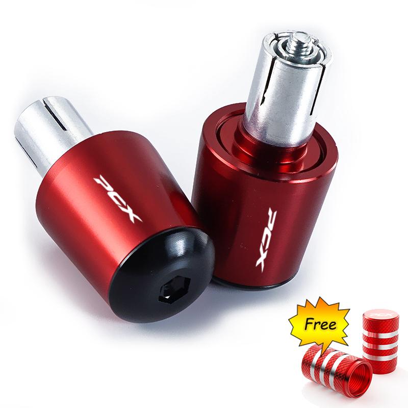 For HONDA PCX125 PCX150 PCX 125 150 pcx 125 150 Motorcycle Accessories CNC Handle Bar Handlebar Grips Cap End handle Plugs cap