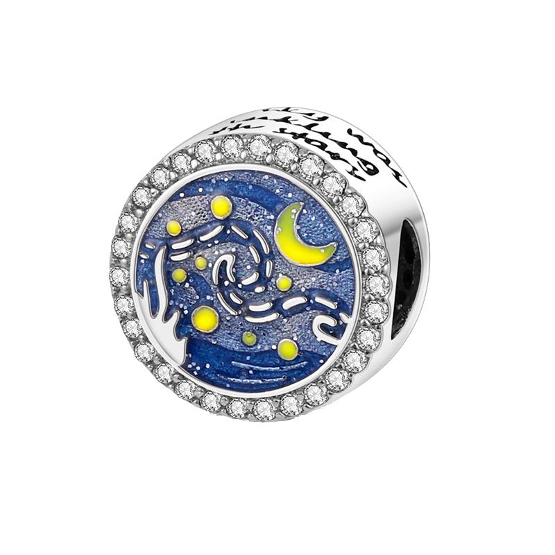 Copper Green Series Four Leaf Clover Lucky Butterfly Pendant Fit Original Bracelet Charm Beads Diy Jewelry