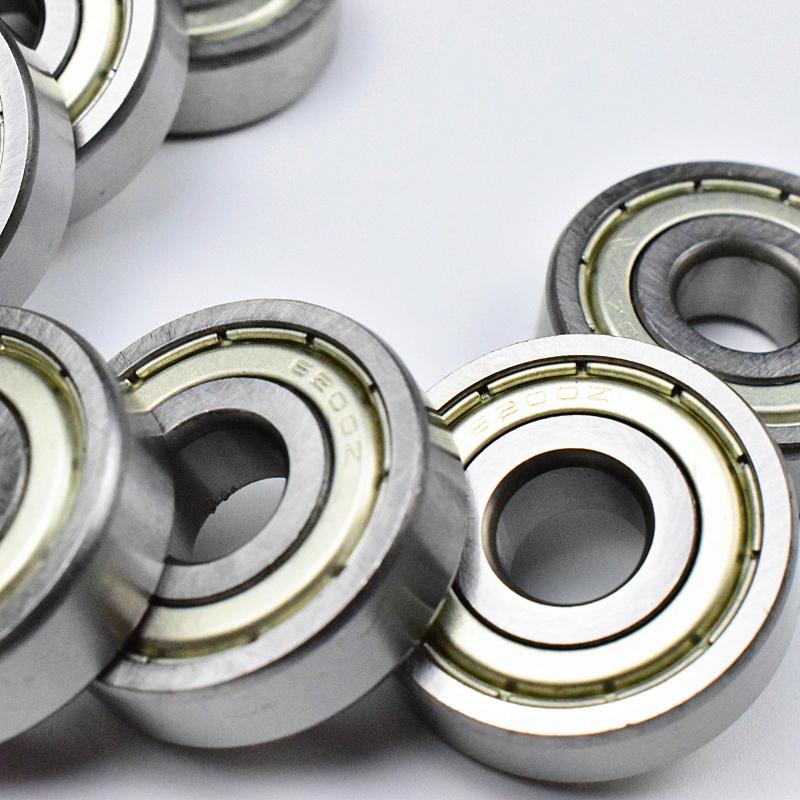6200ZZ 10*30*9(mm) 10pcs chrome steel Metal Sealed Bearings
