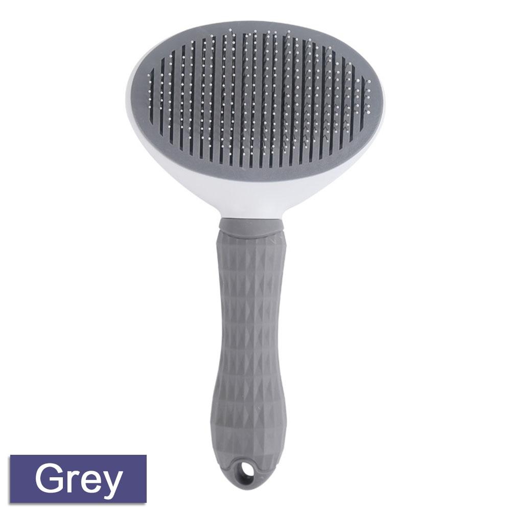 1PC Pet Comb Kartáč pro psy a kočky Samočisticí kartáč na líčení krátkých a dlouhých vlasů Kartáč na vypadávání vlasů