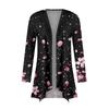 Women's Fashion Casual Vintage Floral Printed Mid-Length Cardigan Jacket