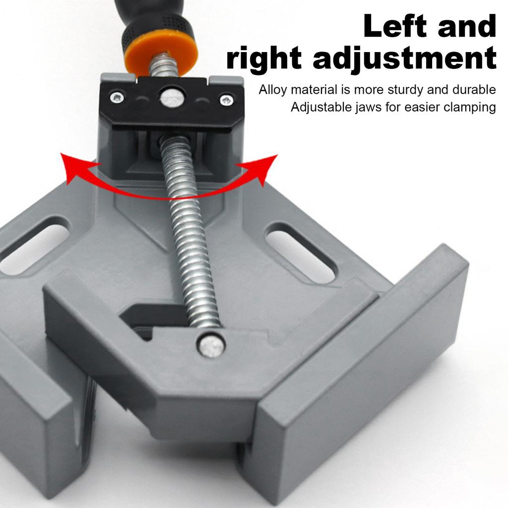 Right Angle 90 Degree Wood Clamps For Woodworking, With Adjustable Swing Jaw Aluminum Alloy Frame, For Welding, DIY