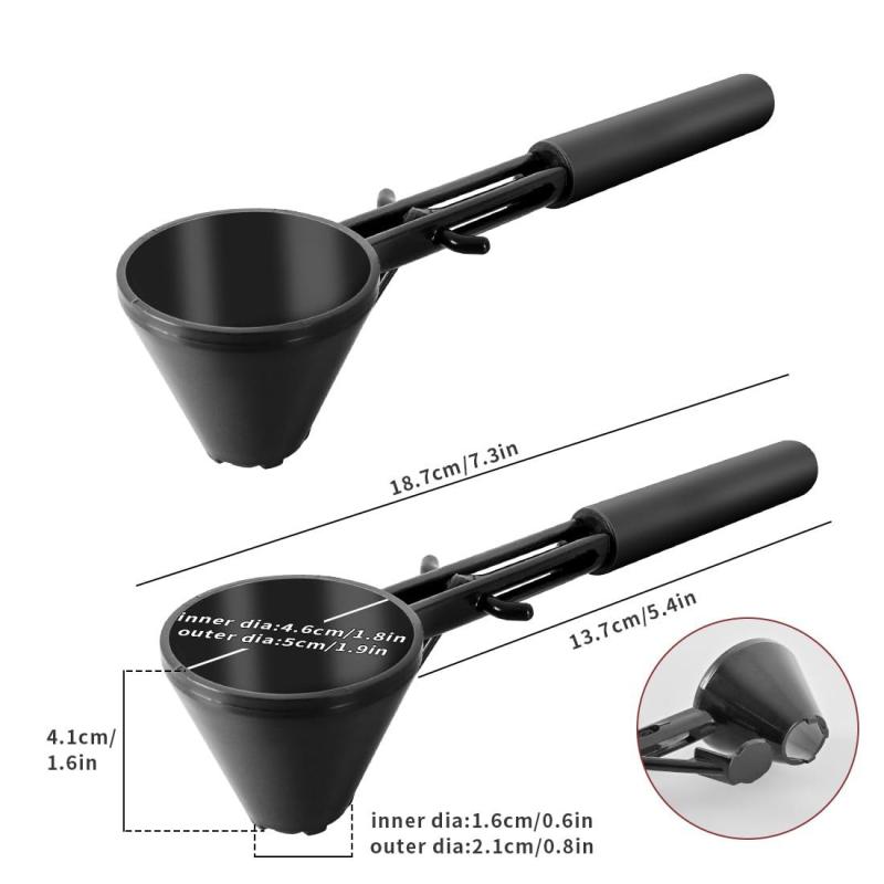 1Pcs Multi-Use Measuring Spoon Funnelreusable For Protein Coffeebaby Formula Kitchen Gym Home Powder Scoop Kitchen Tools