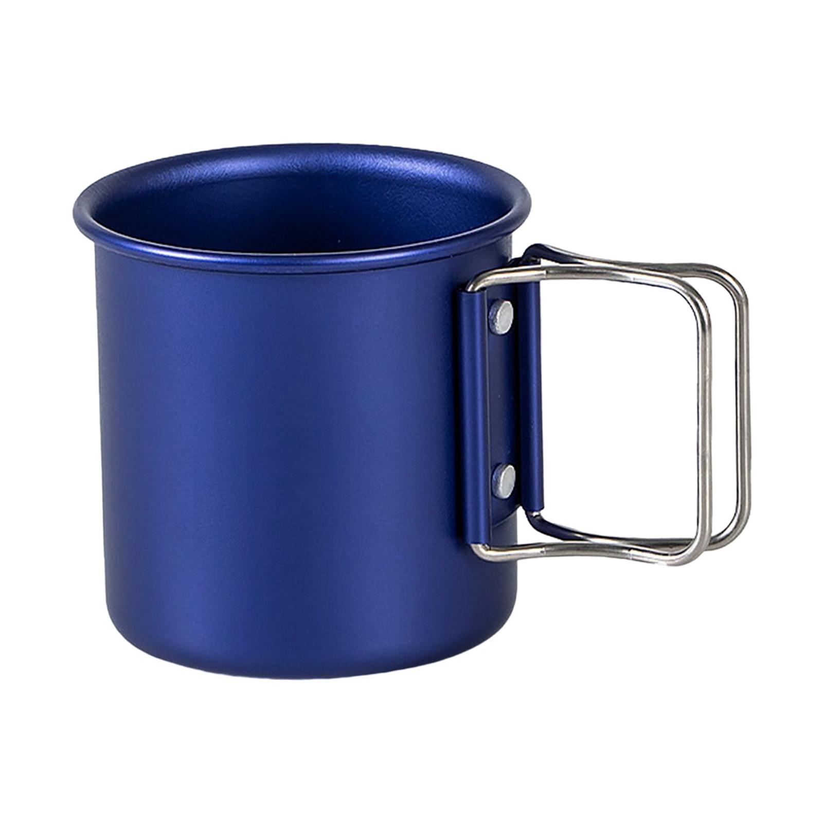 

Portable Outdoor Beverage Container with Handle Lightweight Stainless Steel Cup for Camping and Hiking Adventures