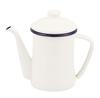Pearl Metal Coffee Pot, White, 600ml, Enamel, Just the Right Size, HB-4415