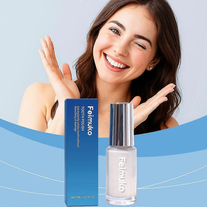 Vernice Denti Sorriso, Vernice Denti Bianchi, Vernice Denti Naturali, Vernice Sbiancante Istantaneo per Denti, per Bloccare le Macchie sui Denti, Alito Fresco