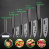 Ceramic Knives Kitchen Knives Set 3 4 5 6 Inch Chef Knife Cook Set Chef Utility Slicer Vegetable Peeler White Zirconia Blade