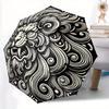 1pc Lion Head Ornament Automatic Open/close Folding Umbrella, Compact Portable Travel Umbrella, Perfect Birthday/Christmas, Cute Umbrella, D