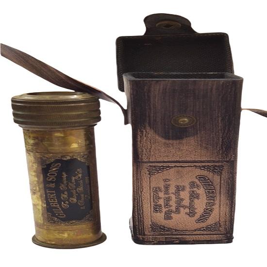 6" Brass Kaleidoscope Handmade Kaleidoscope Gilbert & Sons Kids Birthday Gift Christmas Gift Kids Playing Toy, Working Kaleidoscope