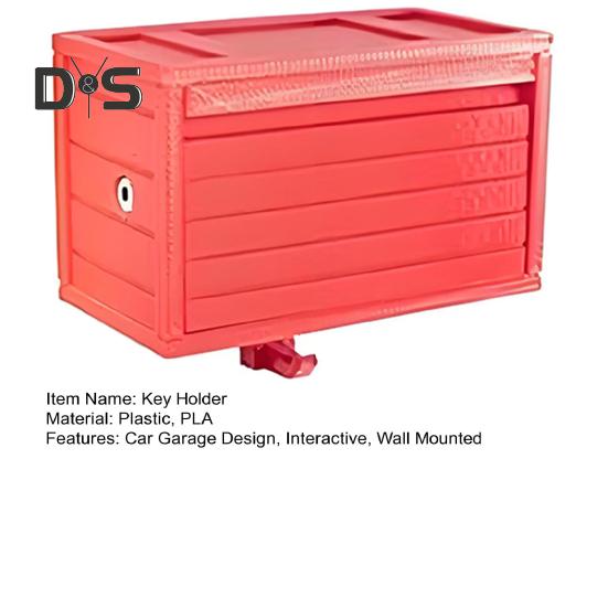 Suport pentru chei de garaj pentru mașină cu ușă care se deschide, montare pe perete, organizator de chei, suport decorativ pentru chei, pentru intrarea acasă, pasionat de mașini