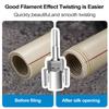 PVC Threading Tool Pipe Threading Kit External Cutter 1/2 & 3/4 Dies for Wood Hose Electric Drill Metal Craft Home Repair Garden