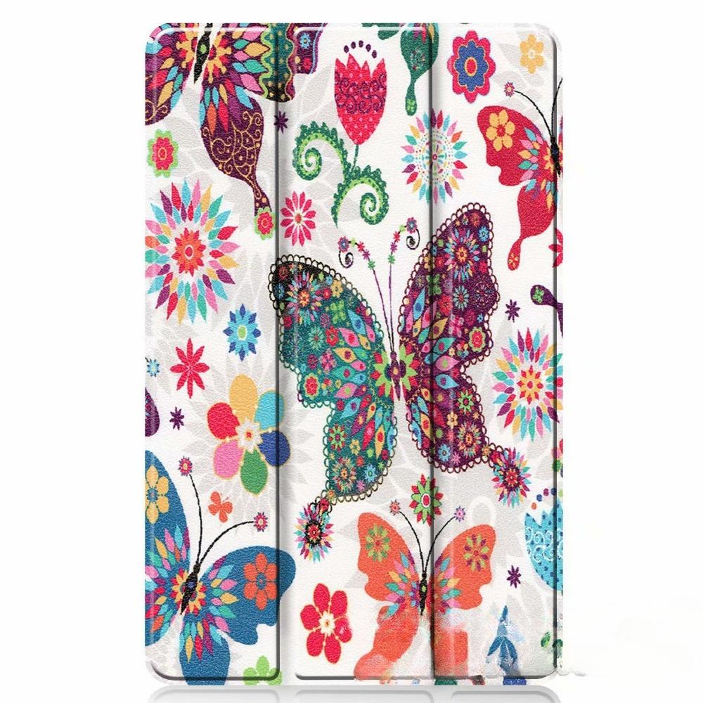 For Samsung Tab S9fe Case 2024 12.4 Inch Premium Tri Fold Stand Cover for S9 Plus S10 Tablet Protective Sleeve