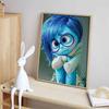 Disney Diamond Painting Inside Out Plush Healing Illustration Diamond Mosaic Cross Stitch Diamond Inlaid Room Decoration Gift