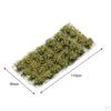 2 Bushy Tufts Lowland Shrubs Tuft Model Kit Resin Static Scenery for Train Landscape Railway