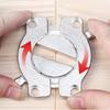 Zinc Alloy Two-in-One Furniture Connector for Dining Tables