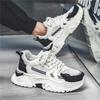 Men's Shoes Summer Mesh Breathable Sports Shoes Increase Ins Dad Trendy Shoes Popular Versatile Casual Shoes
