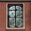 Blood Ghost Pattern Halloween Window Cover Banner Ghost Door Cover Backdrop  Haunted House