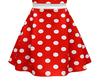 Dressy Daisy Baby Girls Polka Dot Fancy Dress, Halloween Costume, Birthday Party Outfit, Mouse Ears, Hair Hoop, Red, Ages 7-9
